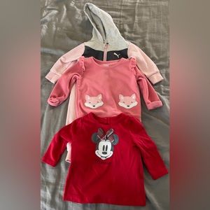 LOT OF (3)  3-6 MONTHS BABY GIRL CLOTHES
